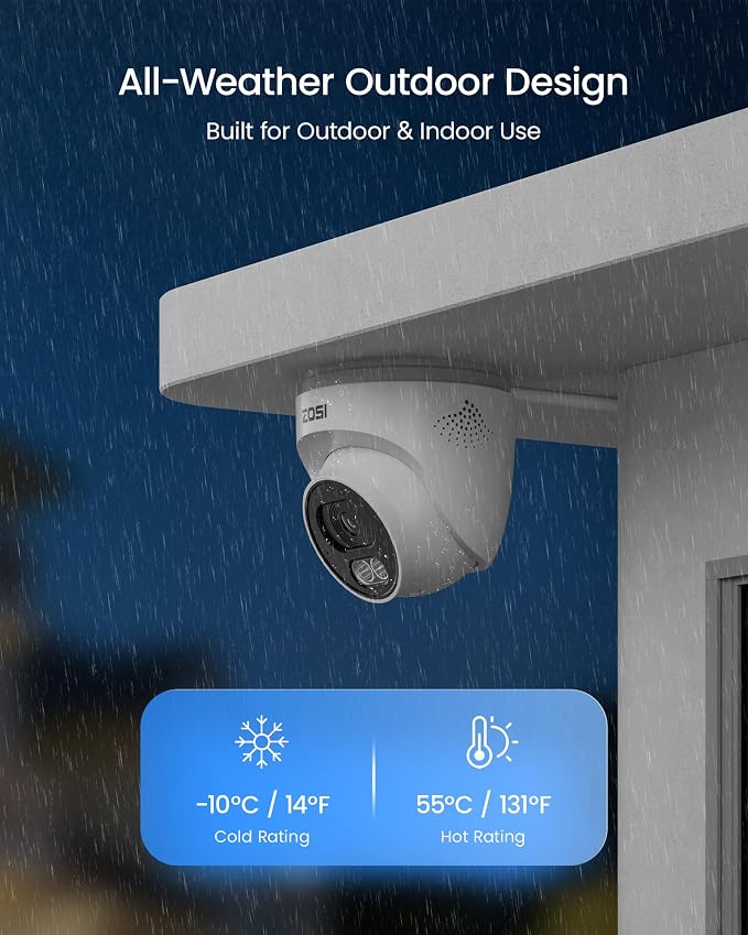 ZOSI C220 8CH 4MP QHD 2.5K PoE Home Security Camera System, 8CH 5MP 3K NVR - Image 5