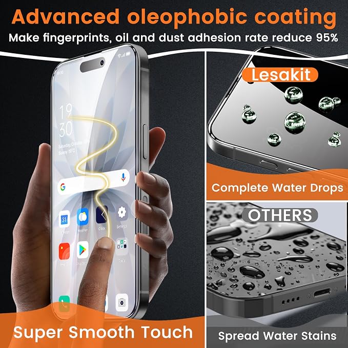 Lesakit 4 Pack Privacy Screen Protector - Image 6
