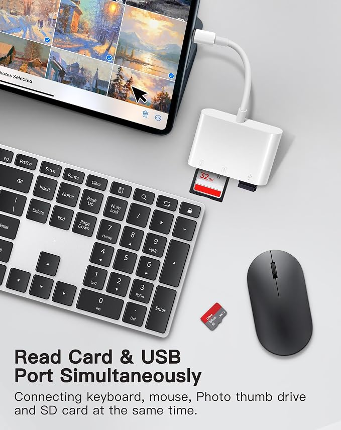 WNXSLOAD USB-C SD Card Reader, Memory Card Reader - Image 5
