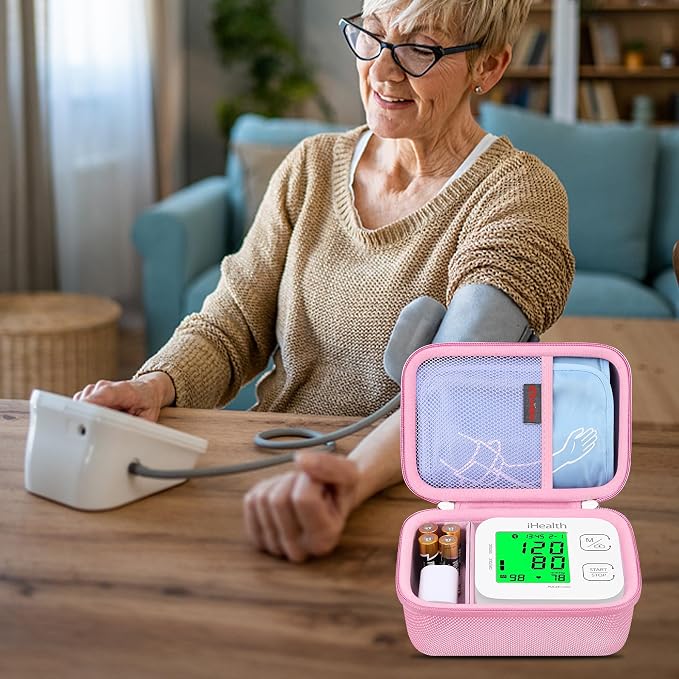 Elonbo Carrying Case for iHealth Track Smart Upper Arm Blood Pressure Monitor - Image 7