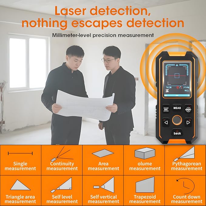 Stud Finder Wall Scanner, 5-in-1 Wall Detector - Image 8