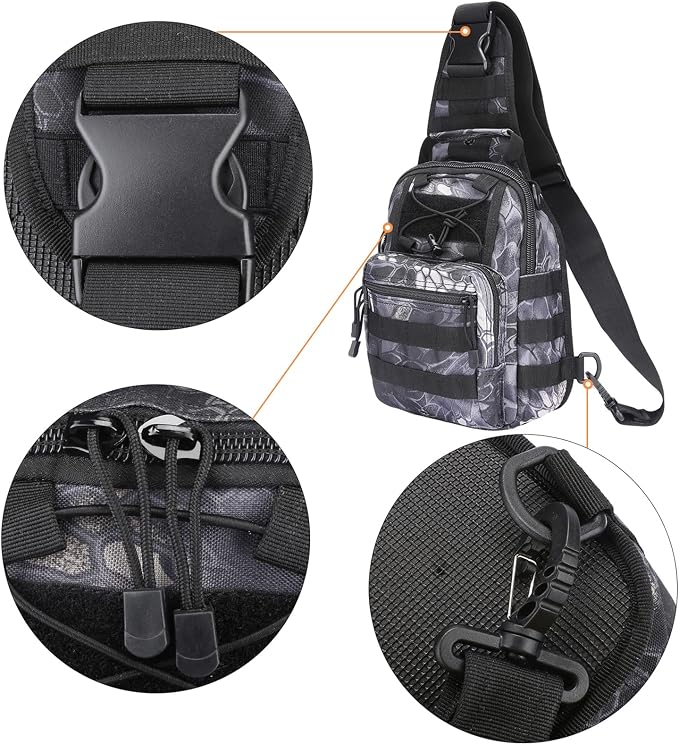G4Free Outdoor Tactical Bag Backpack, Military Sport Bag Pack Sling Shoulder - Image 5
