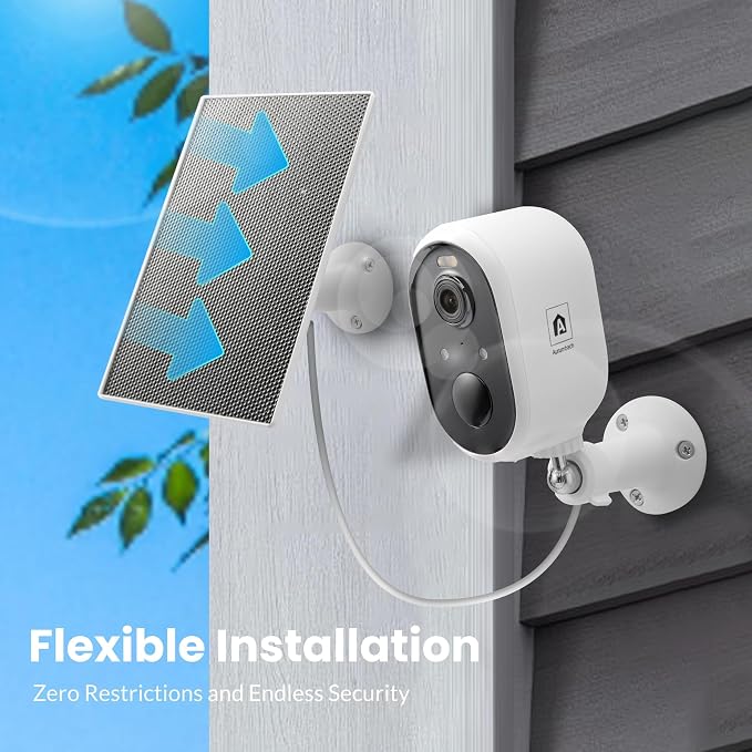 Solar Security Camera Outdoor Wireless, 2K Color Night Vision, Battery Powered - Image 2