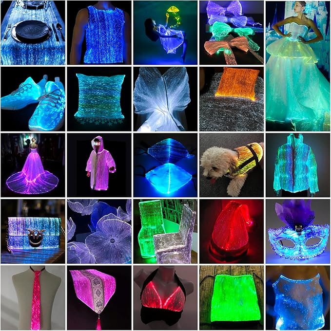 Fiber Optic Fabric, Led Accessories, Led Fiber Optic Mesh Lights - Image 5