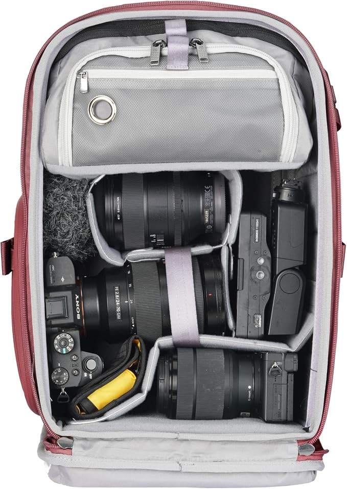 VANGUARD VEO Metro B20L Camera & Everyday Backpack – Fits 70–200mm Attached - Image 4