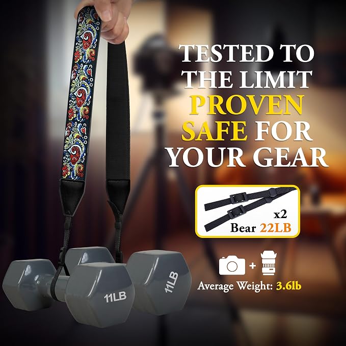 Art Tribute Custom Camera Strap - Image 2