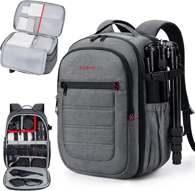 BAGSMART Camera Bag for DSLR, Waterproof Camera Backpacks for Photographers by BAGSMART