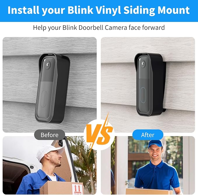 Blink Doorbell Vinyl Siding Mount and Waterproof Door Case, Fit - Image 3