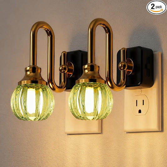 JandCase Night Light, Night Lights Plug into Wall, 0-100 LM Dimmable Nightlights by JandCase