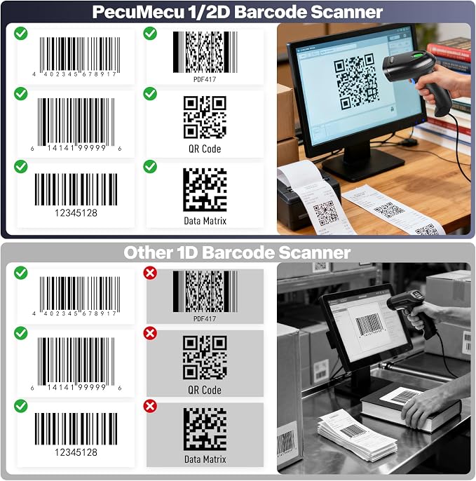 Bluetooth 2D Barcode Scanner - Image 3