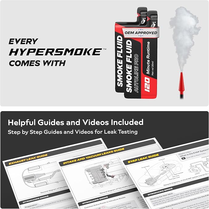 AutoLine Pro HyperSmoke™ Automotive Smoke Machine EVAP Vacuum Leak Tester – - Image 6