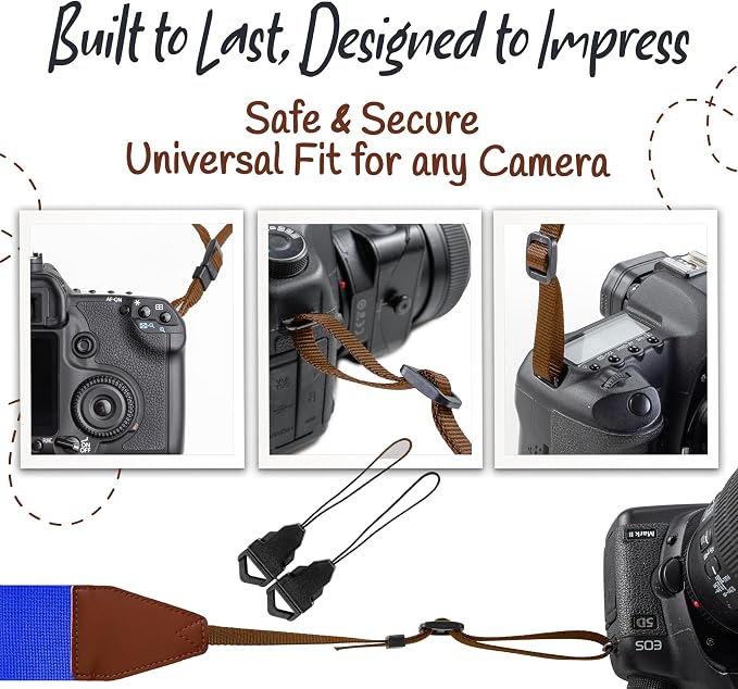 Art Tribute Camera Strap For Photographers Padded Universal Fit Neck Shoulder & - Image 7