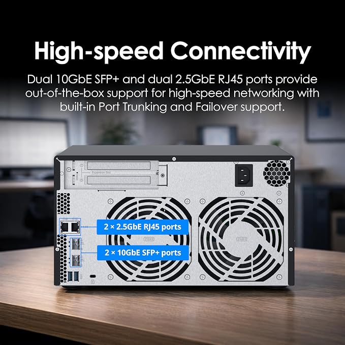QNAP TS-832PX-4G 8 Bay High-Capacity NAS - Image 6