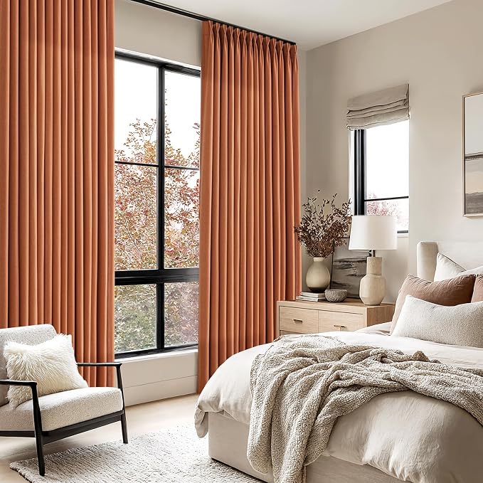 Memory Trained Pinch Pleated Curtains 102 Inches Long, Viral Linen Pinch Pleat - Image 5
