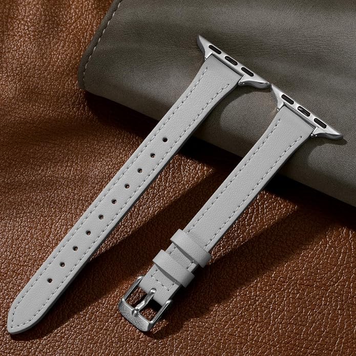 Charlam Slim Leather Band Compatible - Image 5