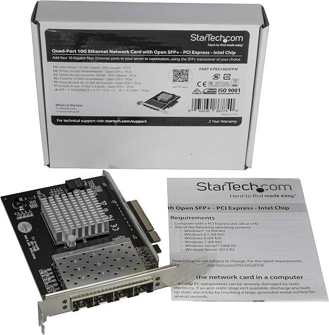 StarTech.com Quad Port 10G SFP+ Network Card - Image 5