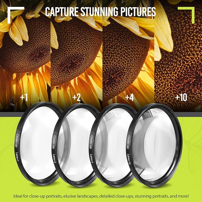 Ultra Deluxe Lens Kit for Canon Rebel T3, EOS 80D, EOS 77D Cameras - Image 4