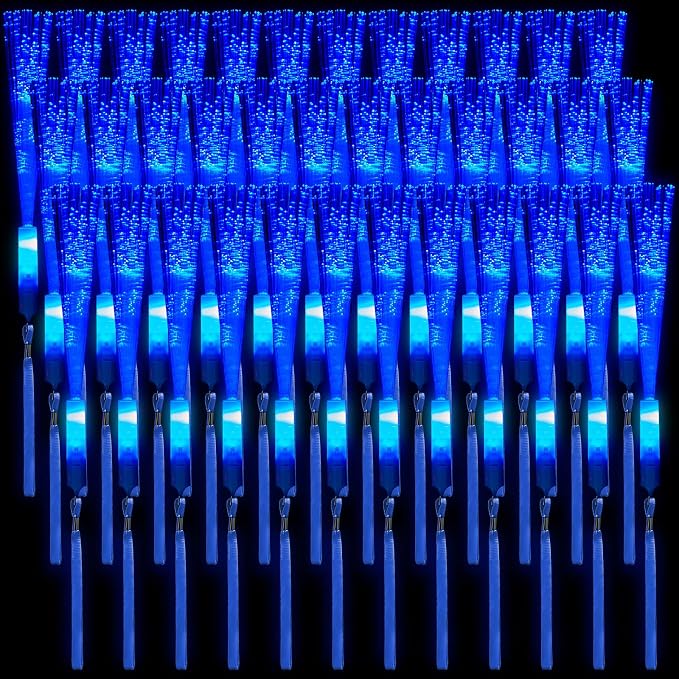 Skylety 36 Pcs Fiber Optic Wand, LED Fiber Optic Wand by Skylety
