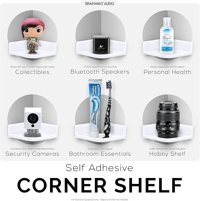 BRAINWAVZ Mini Corner Shelf Mount - Image 5