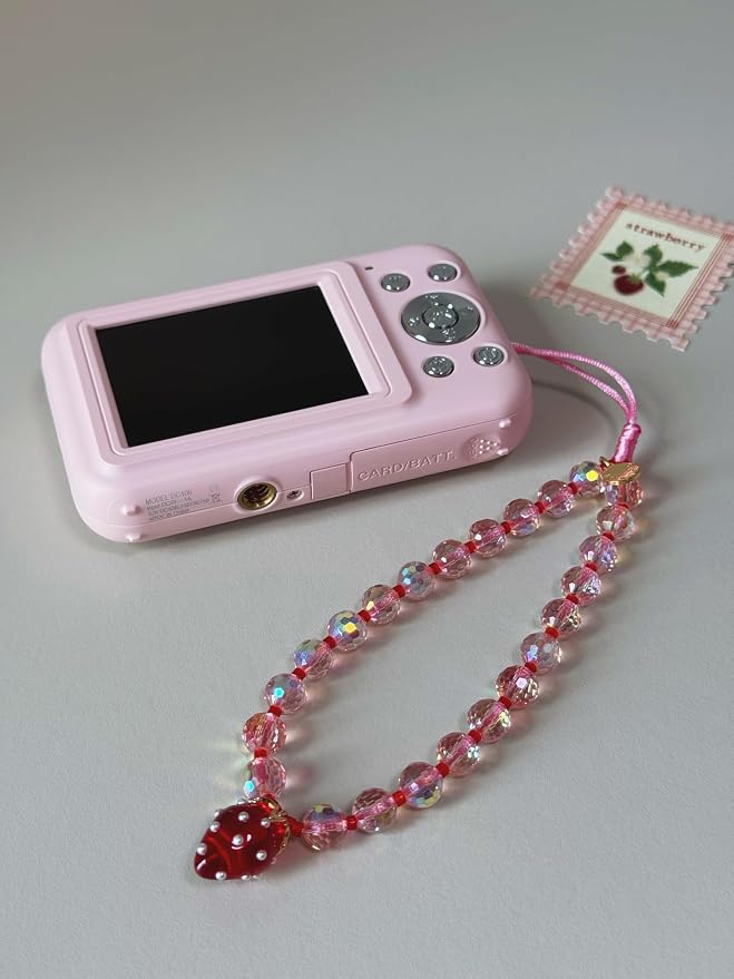 Drawwind Phone Charm Beaded Wristlet Strap Universal Cell Phone Lanyard Cute - Image 5