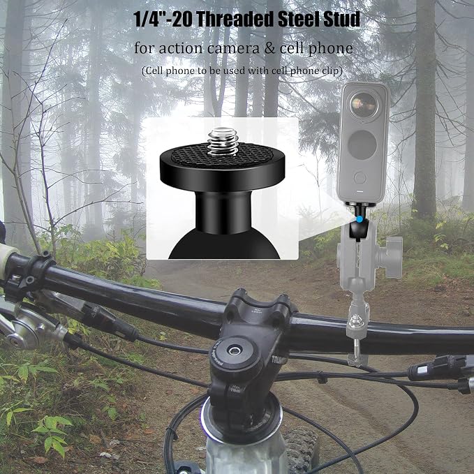 2PC Aluminum Alloy 1" Ball Mount Adapter - Image 6
