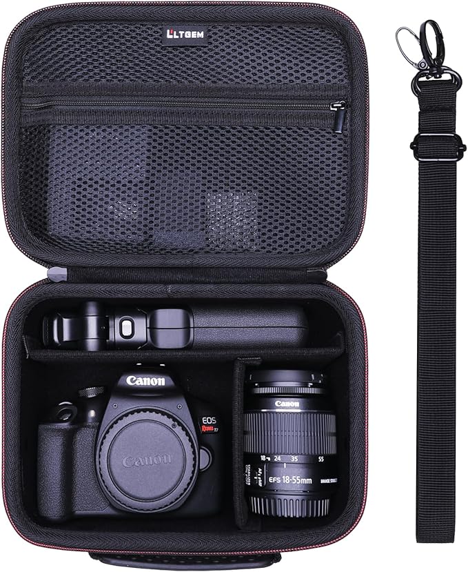 Camera Case Compatible with Canon EOS Rebel T7/R50/R6 Mark II/R100/R50 by LTGEM