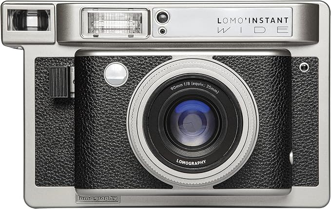 Lomography Lomo'Instant Wide Camera & Lenses Monte Carlo Black Leather - Image 2