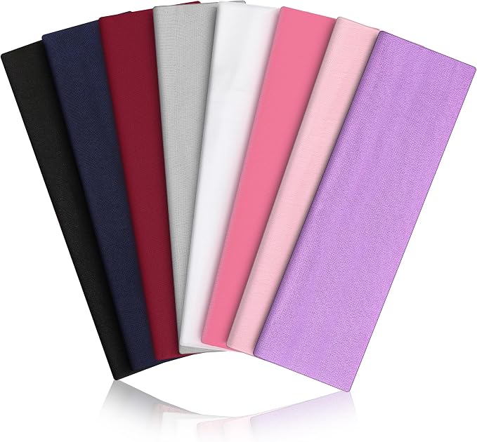 8PCS Summer-Exclusive Non Slip Sports Elastic Soft Running Fashion Headbands by VANRUIDFashionSportHeadbands