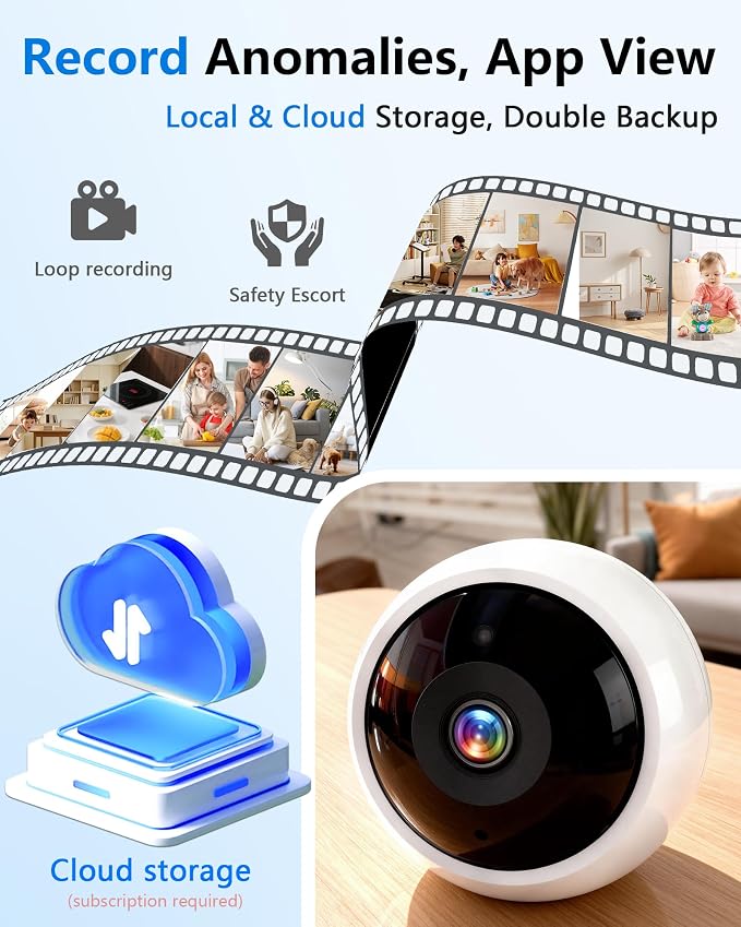 AMTIFO Security Cameras Wireless Outdoor Magnetic: Install-Free Smart Indoor 2K - Image 8