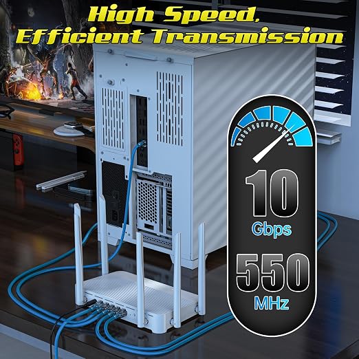 3 Feet Cat6 Patch Cables, Solid Pure Copper Patch Cord, Cat 6 Ethernet Cable - Image 4