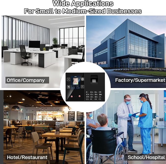 KUIIYER 4 in 1 Employees Time Clocks - Image 7