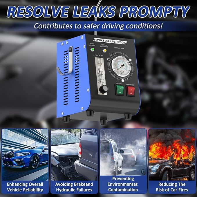 Automotive Smoke Machine, 12V DC Upgrade Leak Detector - Image 7