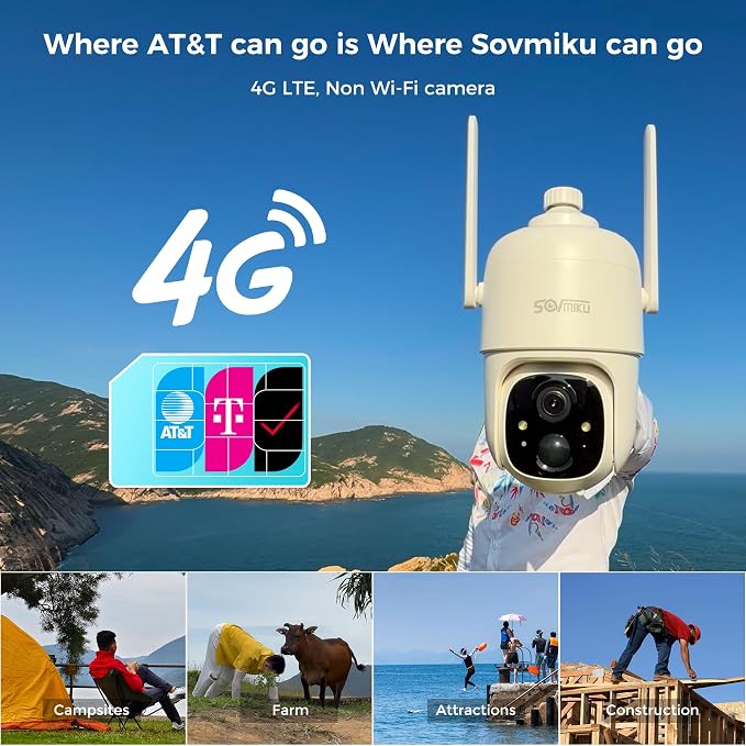 Vicohome 4G LTE Cellular Security Camera Wireless Outdoor, $14.9/Month - Image 2
