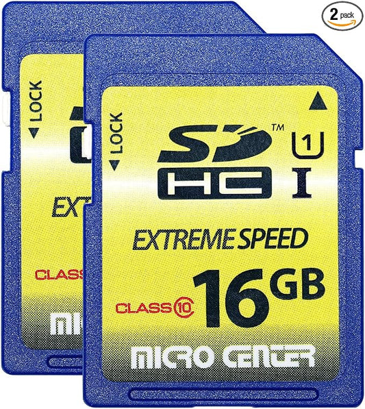 INLAND 16GB Class 10 SDHC Flash Memory Card Standard Full Size SD Chip USH-I U1 by INLAND