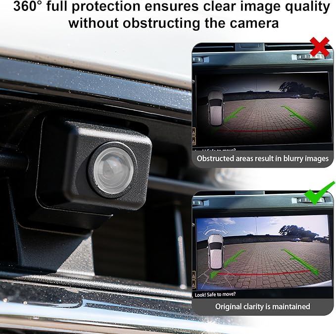 4pcs Car Camera Lens Protector, HD 360° Protection Backup Rear View Camera - Image 4
