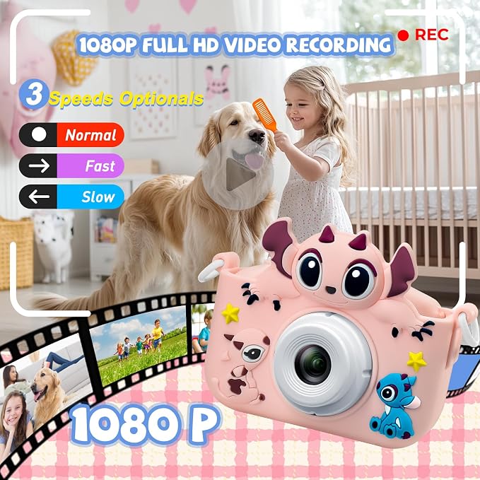 Kids Camera Toddler Digital Camera Little Girls Toy Camera - Image 5