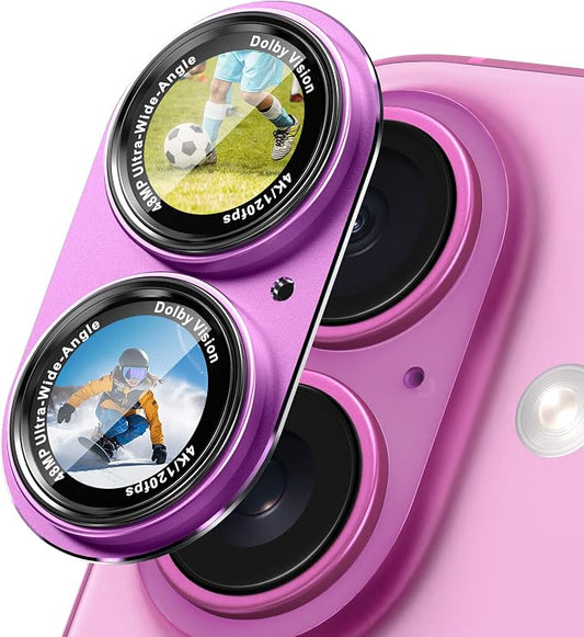 CACOE Camera Lens Protector for iPhone 16/16 Plus/17 by CACOE