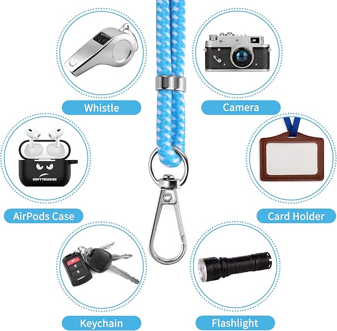 CACOE Phone Lanyard 2 PCS-2 PCS Adjustable Neck Strap, Universal Crossbody - Image 3
