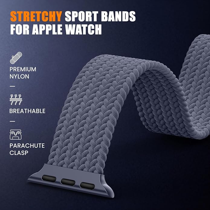 Elastic Sport Band for Apple Watch Ultra 3/2/1 Bands 49mm 46mm 45mm 44mm 42mm - Image 3