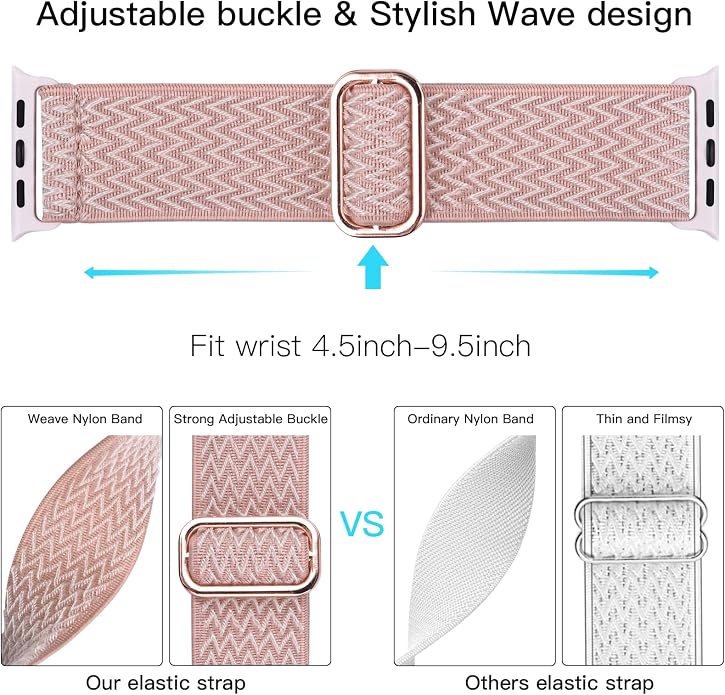 Lerobo Stretchy Nylon Solo Loop Band, Compatible - Image 3