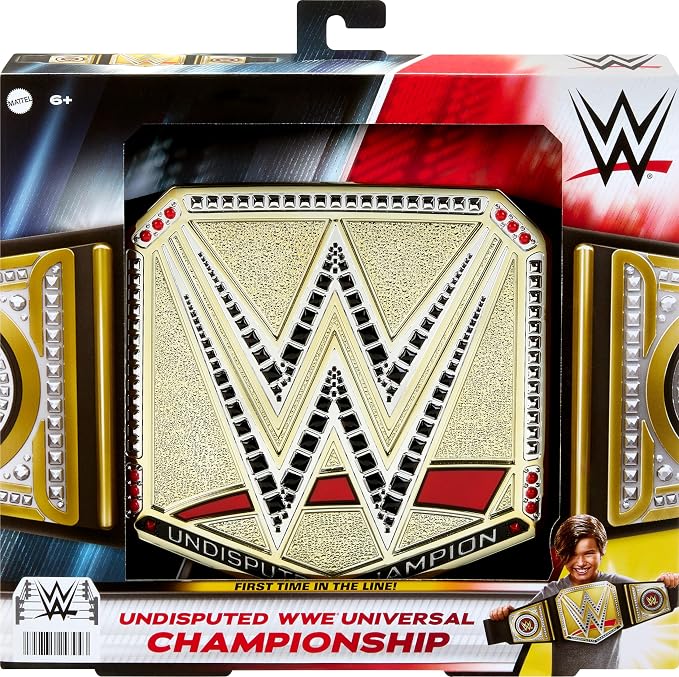 Mattel WWE Championship Title, Undisputed WWE Universal Championship Role-Play - Image 5