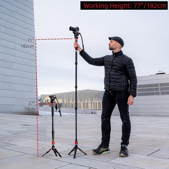 IFOOTAGE Cobra 3 A180T, Camera Monopod - Image 5