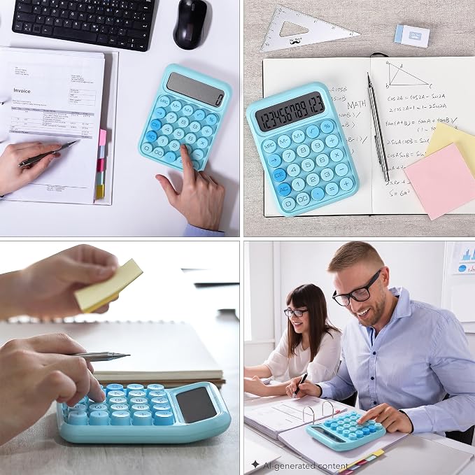 Mr. Pen- Mechanical Switch Calculator, 12 Digit Large LCD Display, Mechanical - Image 8