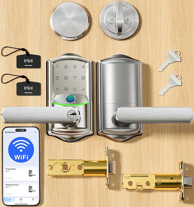 Veise VE029-E Wi-Fi Smart Lever Lock by Veise
