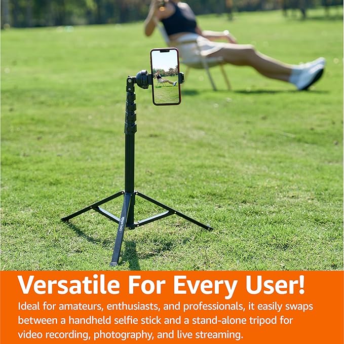 Amazon Basics 64-inch Extendable Tripod - Image 6