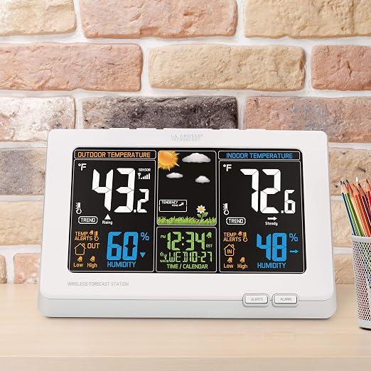 La Crosse Technology Wireless Atomic Digital Color Forecast Station - Image 7