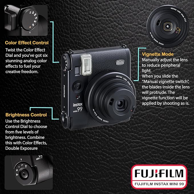 Fujifilm Instax Mini 99 Instant Film Camera Bundle - Image 5