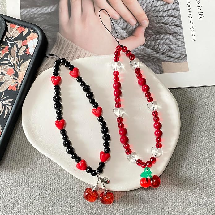 Phone Charm Strap Cute Phone Lanyard Wrist Strap Bracelet Accessories - Image 8