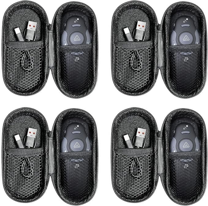Presentation Clicker with 4 Cases: PowerPoint Wireless Presenter Remote USB by CLIKBUTM%C2%AE