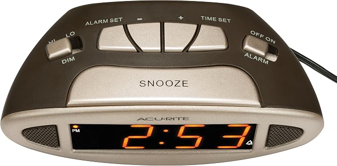 AcuRite 13027A Intelli-Time Digital Alarm Clock - Image 2